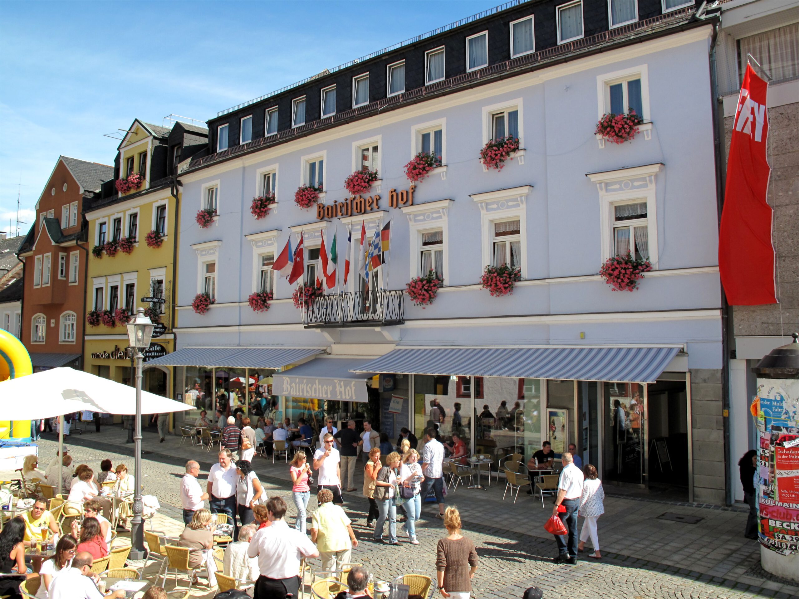 Café mitten in der Innenstadt